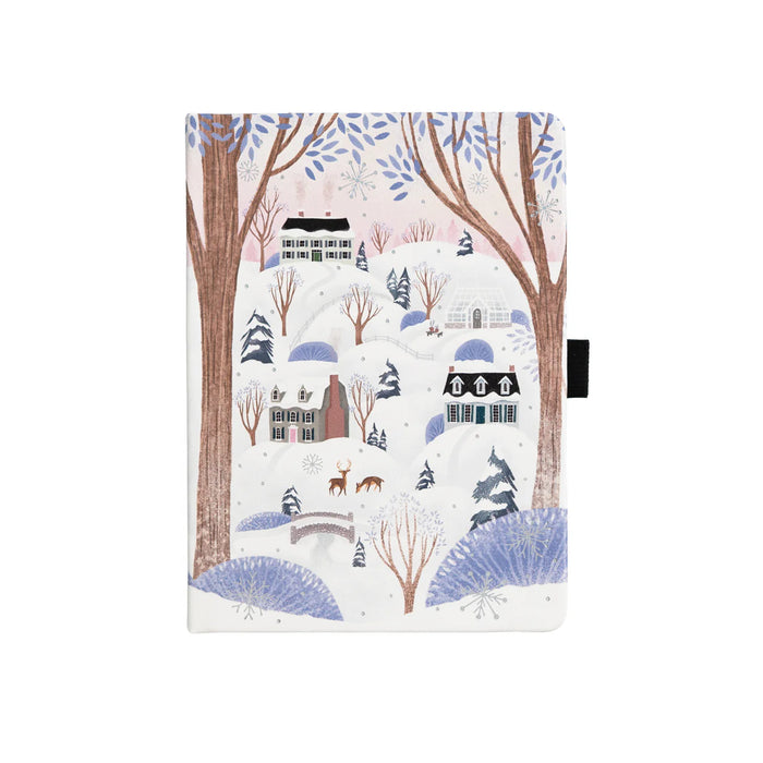 Winter Village Dot Grid Notebook
