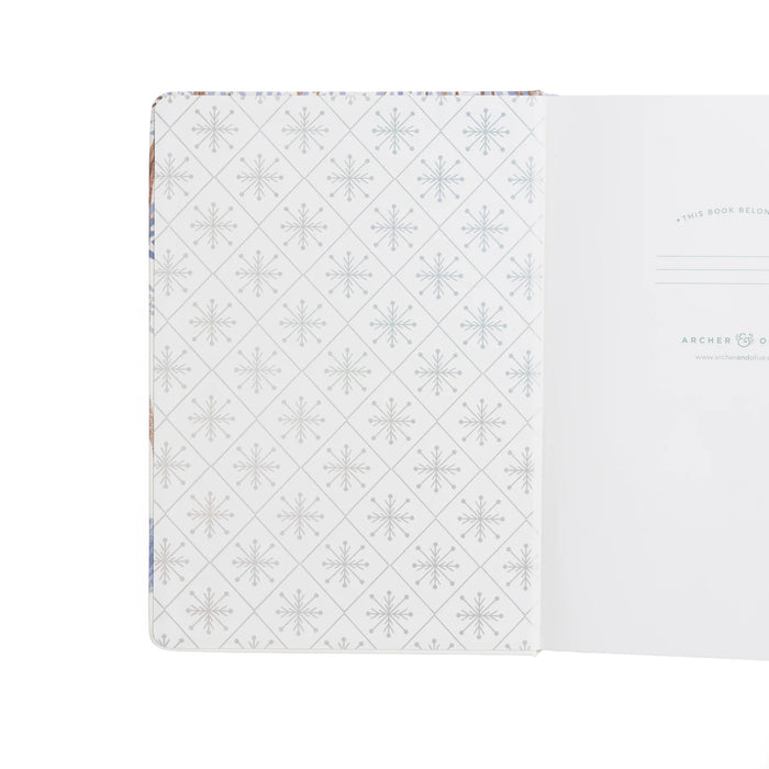 Winter Village Dot Grid Notebook
