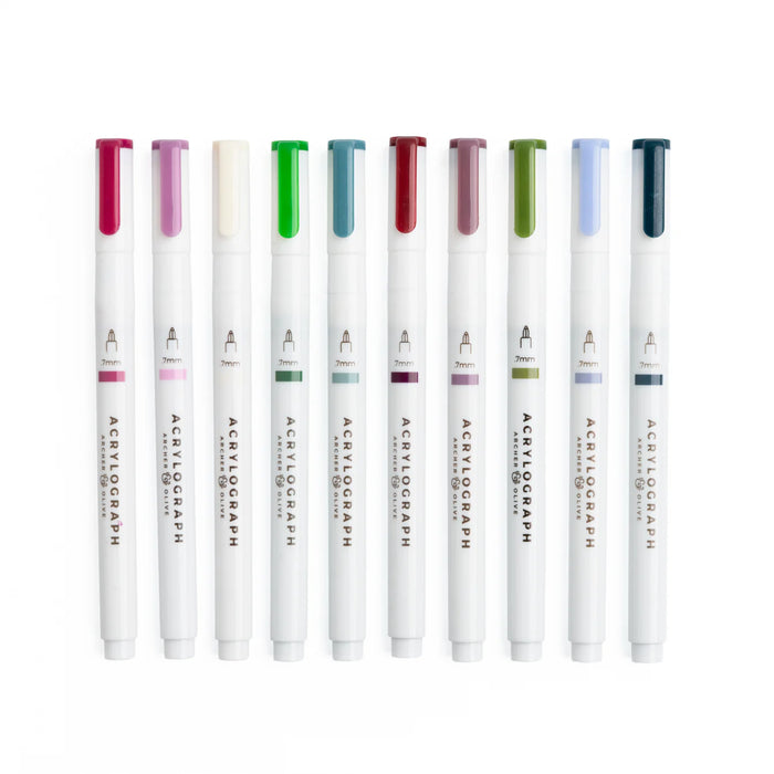 Snow & Stillness Acrylograph Pens 0.7mm Tip