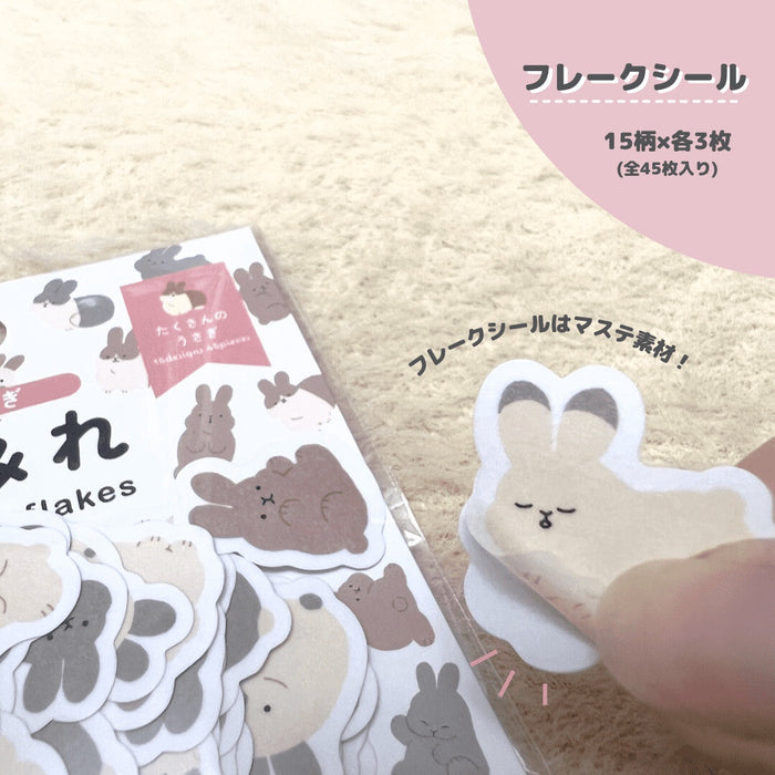 World Craft Animal Flake Stickers - Penguin