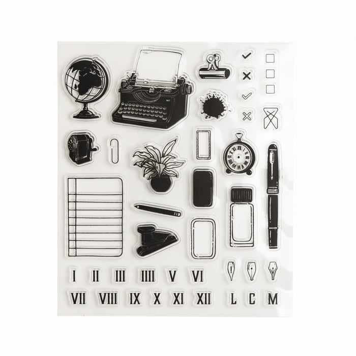Acrylic Stamp Set - The Writer's Desk