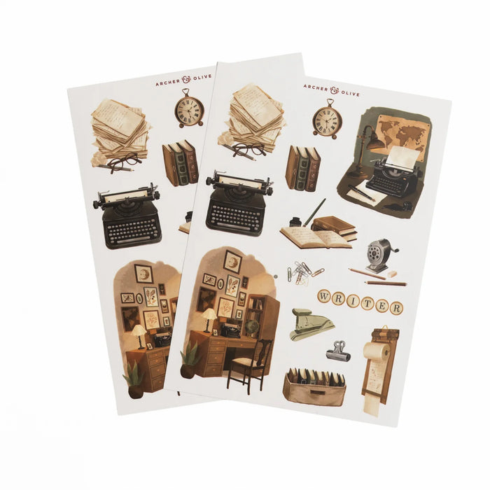 The Writer's Desk Sticker Set