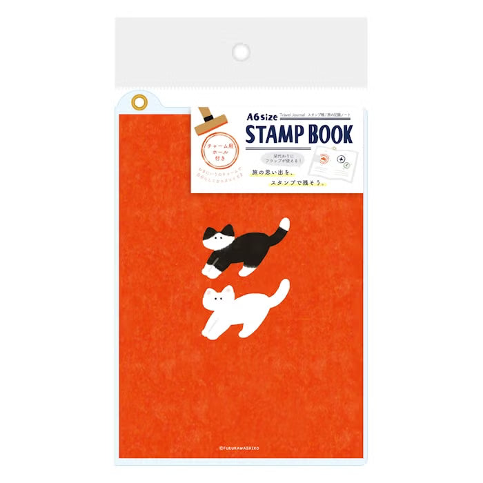 A6 Stamp Book / Travel Journal - Cats