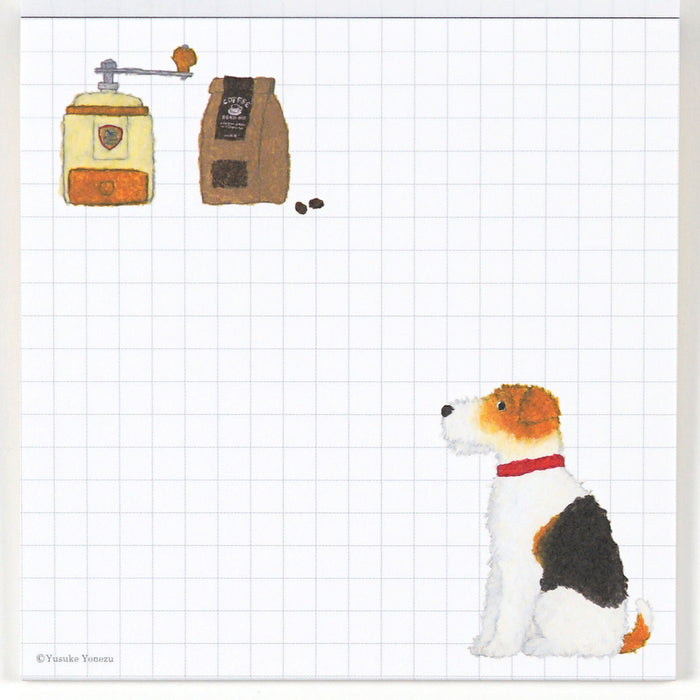 Yusuke Yonezu Square Memo Pad - Canine