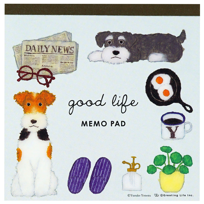 Yusuke Yonezu Square Memo Pad - Canine