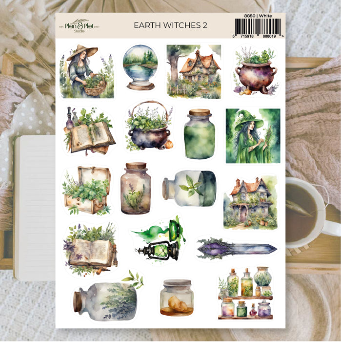 Earth Witches 2 Sticker Sheet