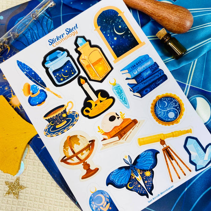 Cosmology Sticker Sheet