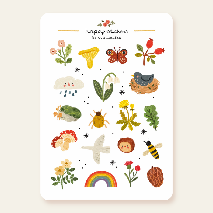 Nature - Sticker Sheet