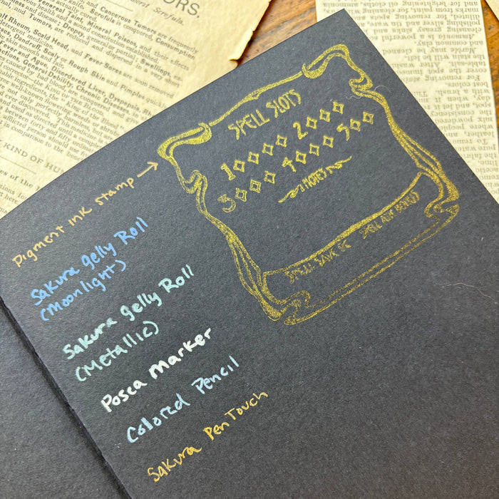 The Oracle B6 Black Paper Notebook - 150gsm