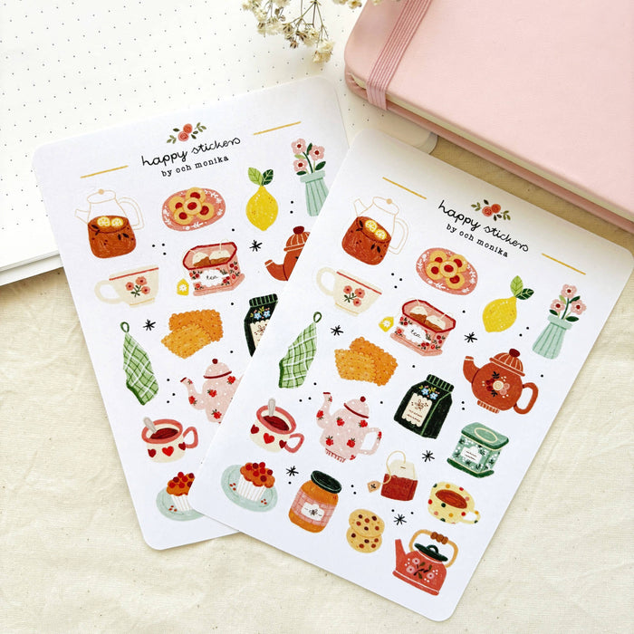 Tea Time - Sticker Sheet