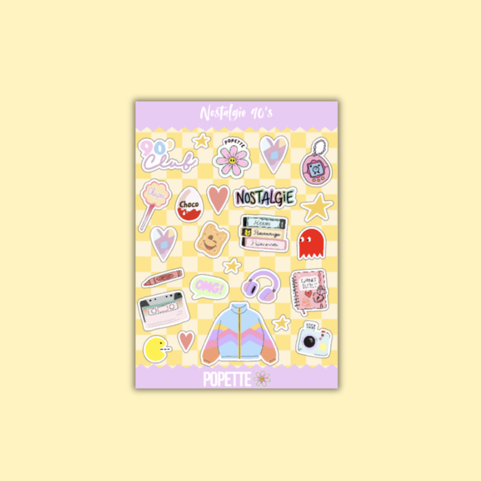 90s Nostalgia Sticker Sheet