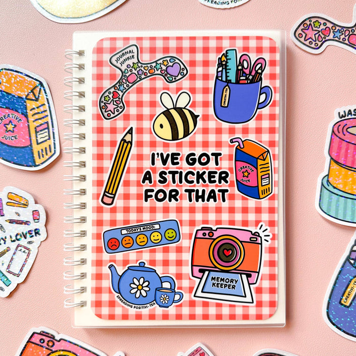Sticker Stash Reusable Sticker Book