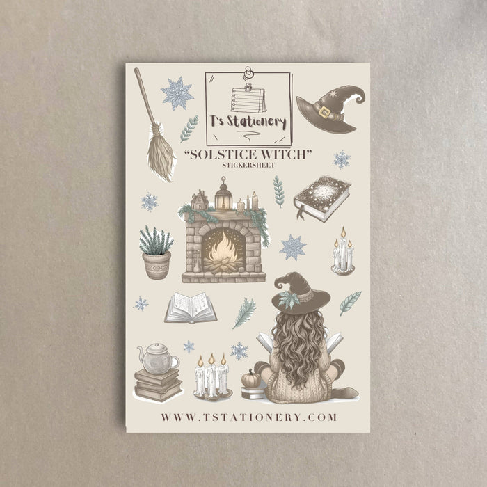 Solstice Witch Sticker Sheet