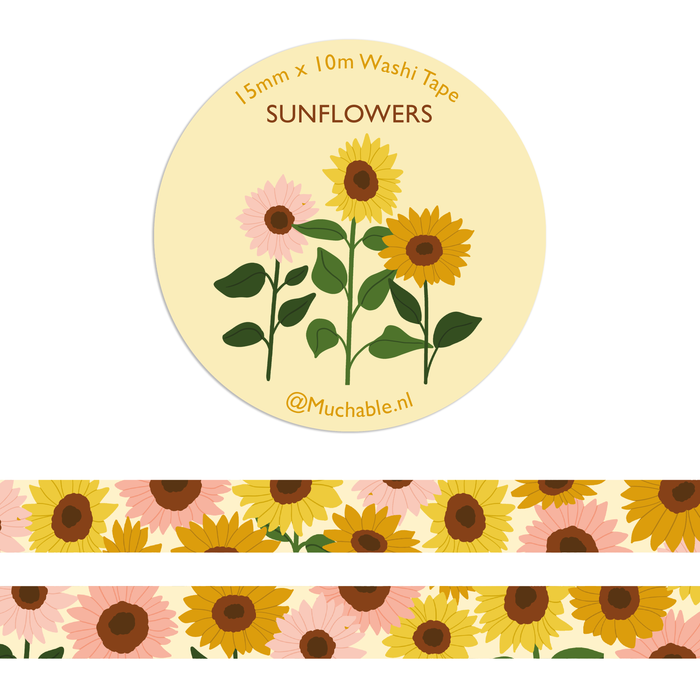Sunflowers Washi Tape