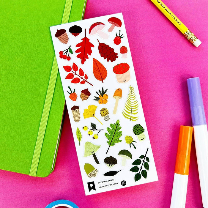 Autumnal Ombre Stickers