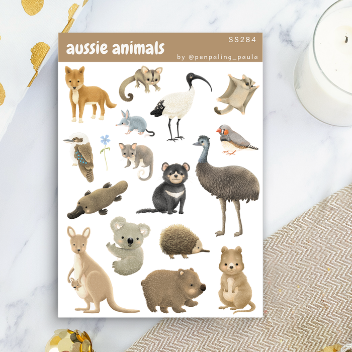 Aussie Animals - Sticker Sheet