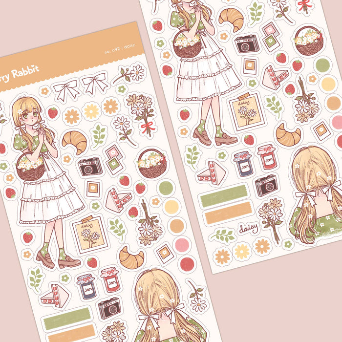 Daisy Clear Sticker Sheet