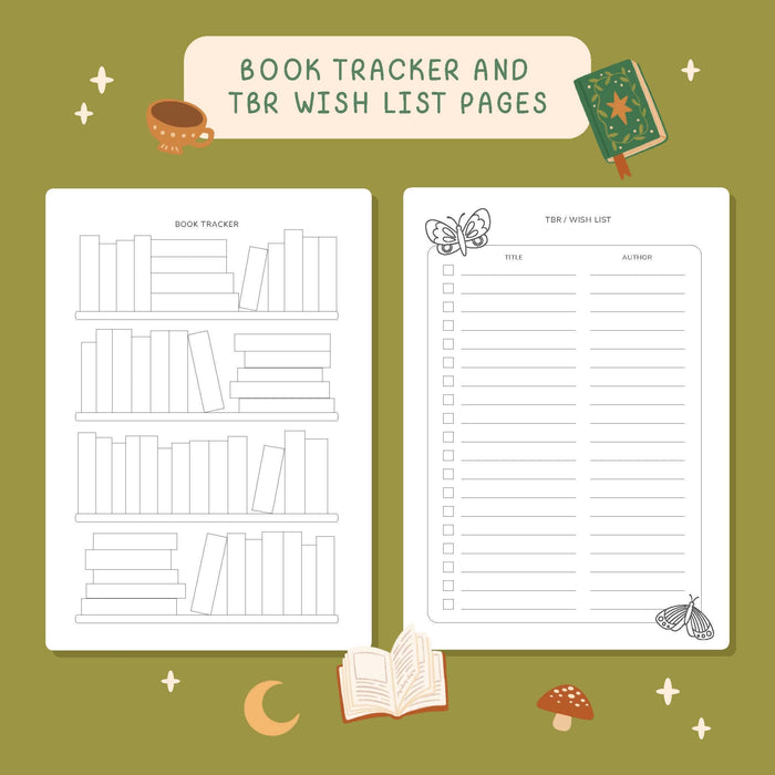 Fantasy Forest Reading Journal