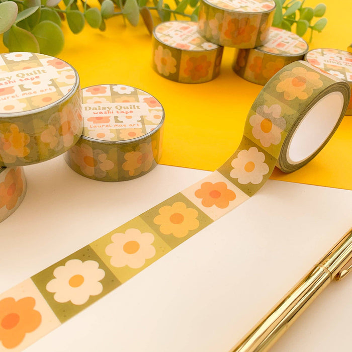 Daisy Quilt - Chunky Washi Tape