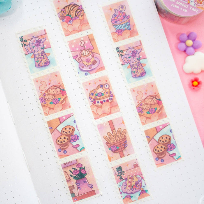 Cafe Quest Stamp Washi Tape