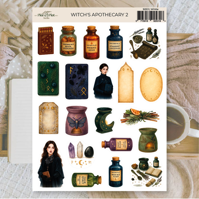 Witch's Apothecary 2 Sticker Sheet