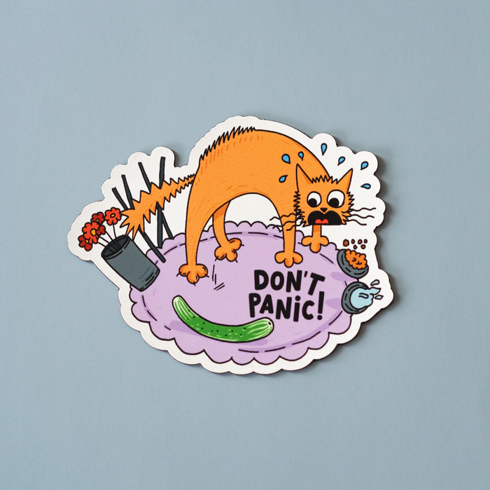 Don't Panic Vinyl Sticker