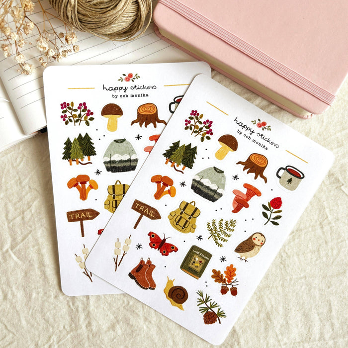 Forest Walks - Sticker Sheet