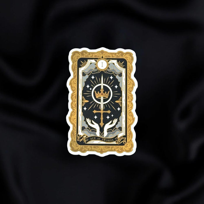Ace of Swords Vinyl Sticker