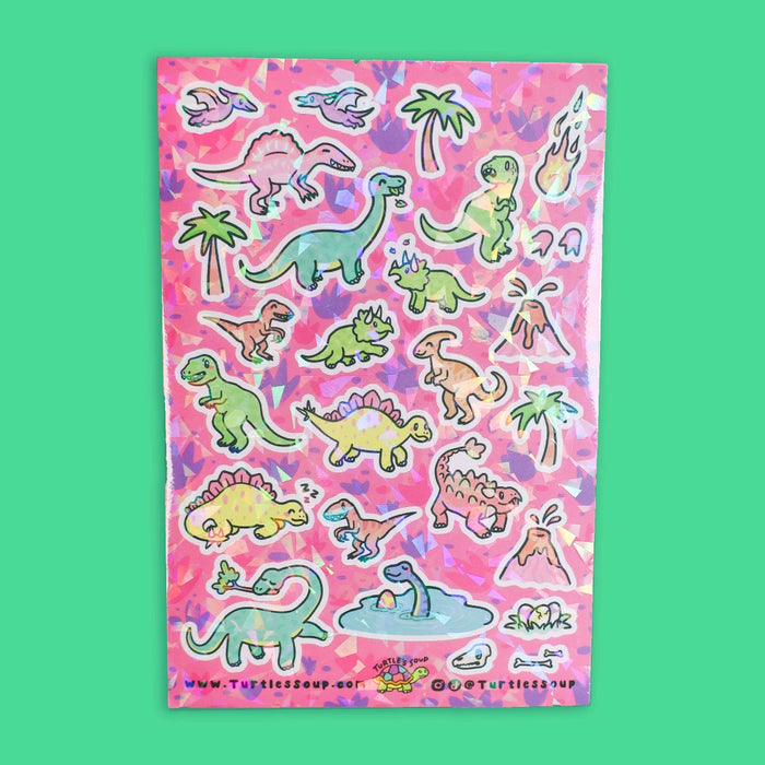 Dinosaurs Vinyl Sticker Sheet