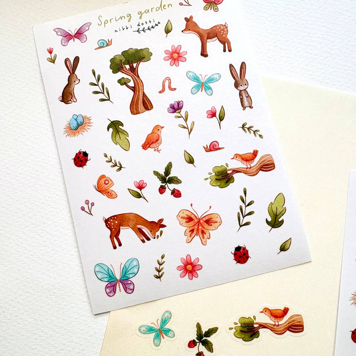 Sticker Sheet - Spring Garden