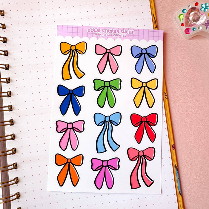 Bows Sticker Sheet