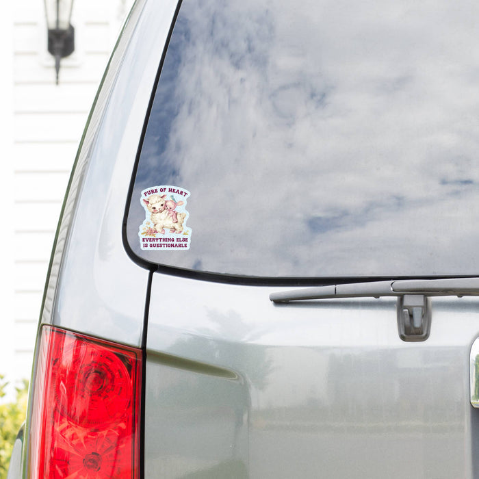 Pure of Heart Vinyl Sticker