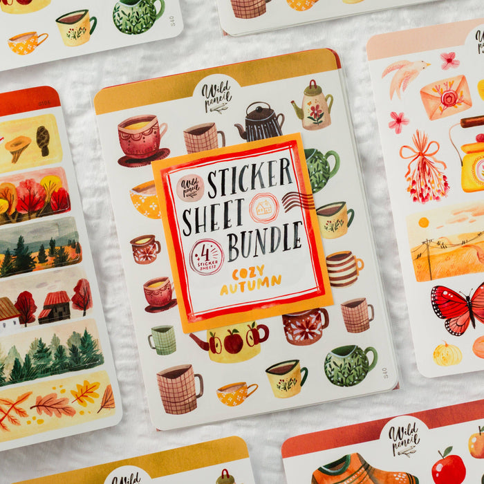 Sticker Sheet Bundle — Cozy Autumn