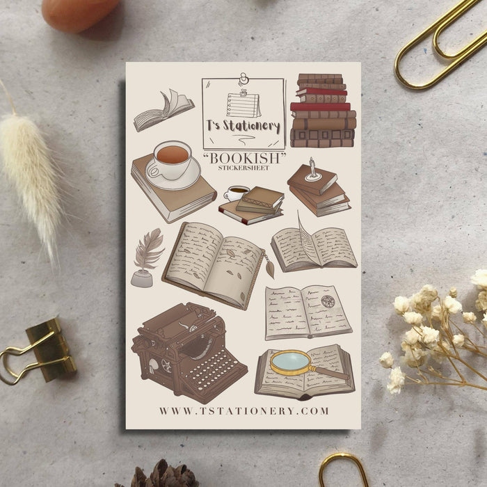 Bookish Sticker Sheet