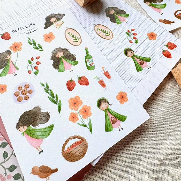 Sticker Sheet - Dotti Girl