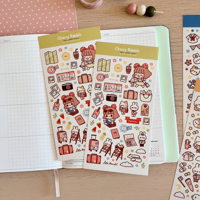 Holiday Mode Washi Sticker Sheet (Updated Version)