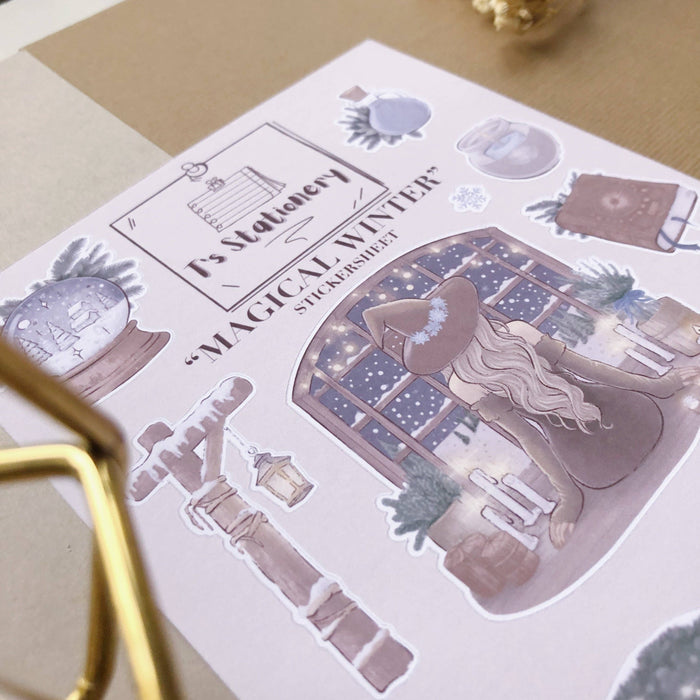 Magical Winter Sticker Sheet