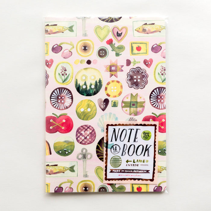 A5 Lined Notebook — Trinkets
