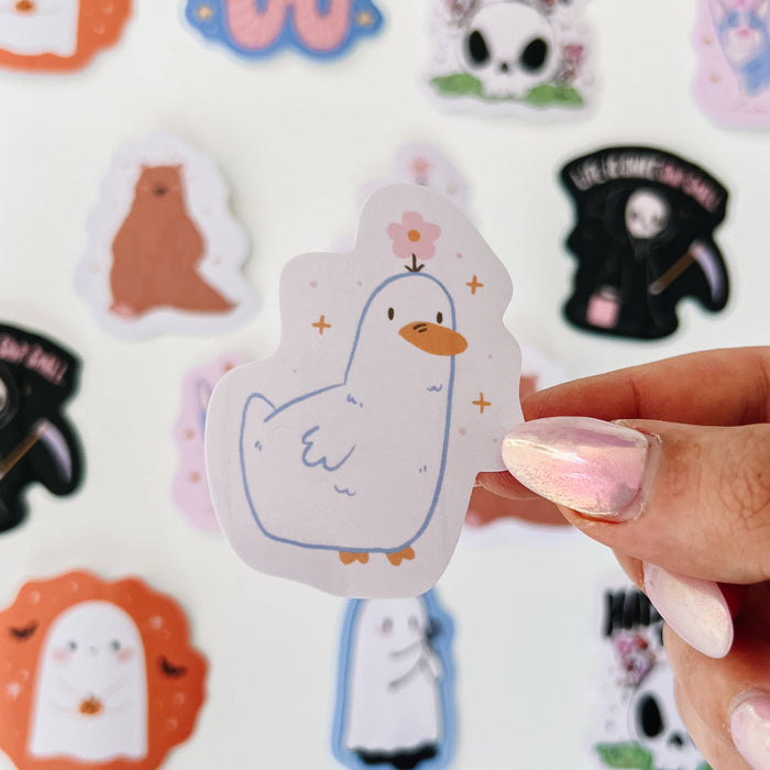 Cute Little Duck Vinyl Sticker