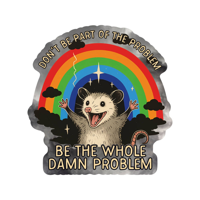 Problem Possum Vinyl Sticker