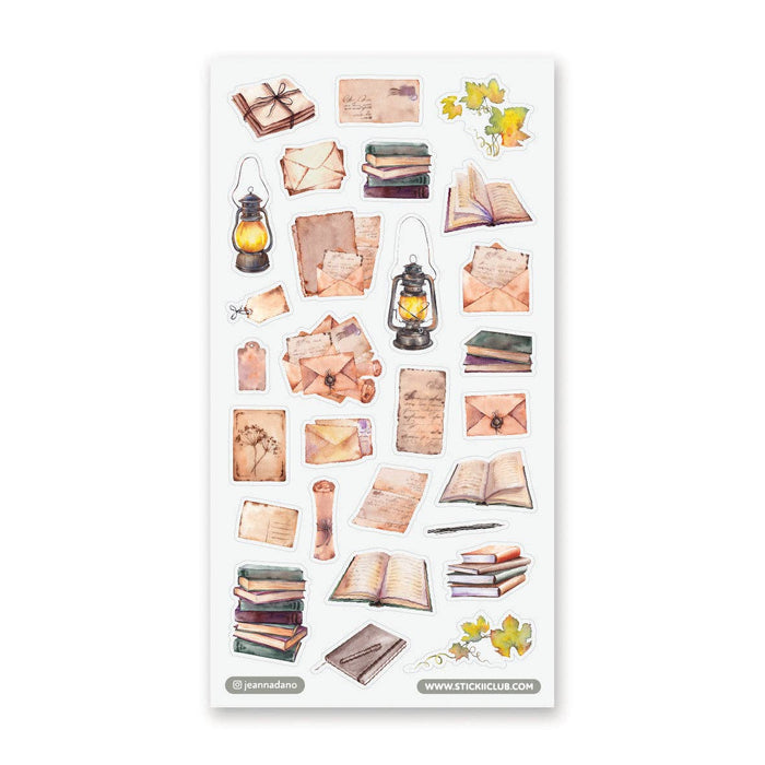 Letters by Lamplight Sticker Sheet