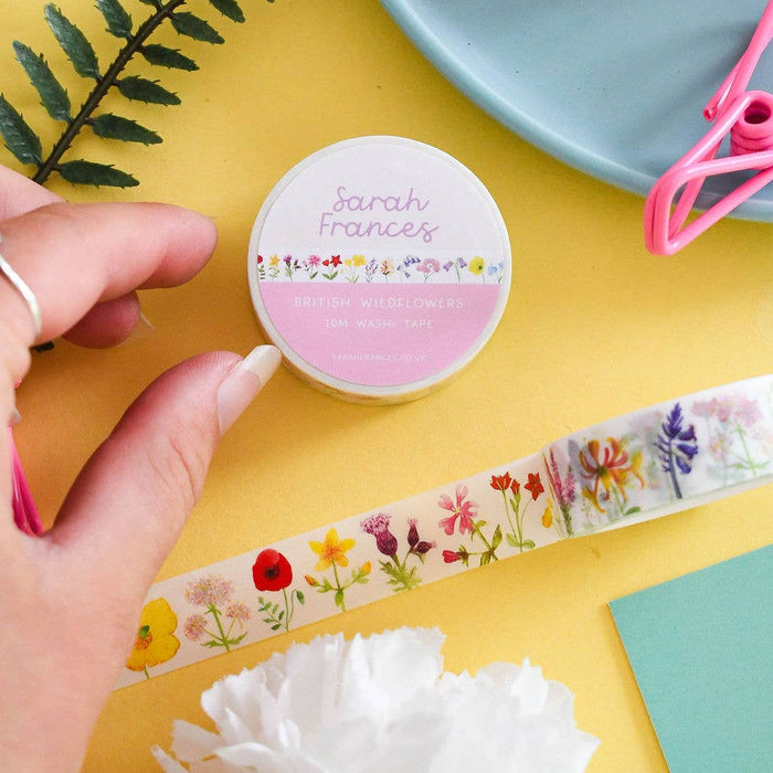 British Wildflowers Washi Tape