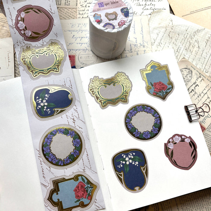 Paper Label Sticker Roll - French Perfume