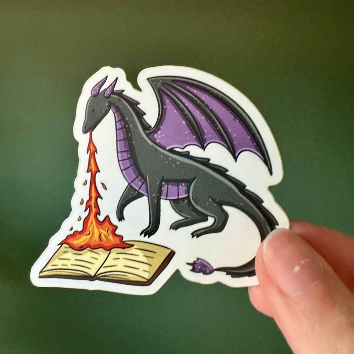 Fire Dragon Vinyl Sticker