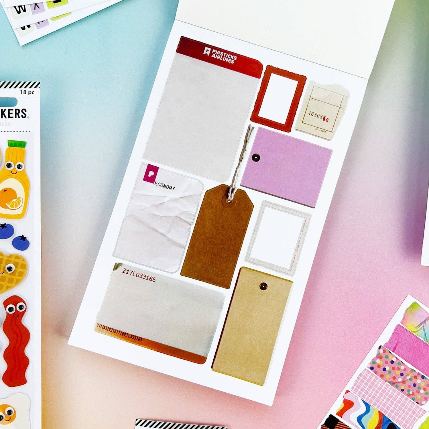 Pipsticks Mix & Match Junk Journal Sticker Book — WashiGang