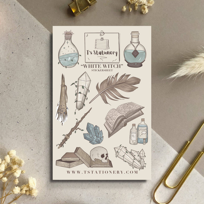 White Witch Sticker Sheet