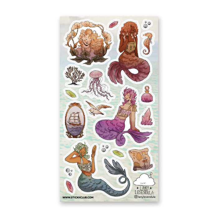 Mesmerizing Mermaids Sticker Sheet