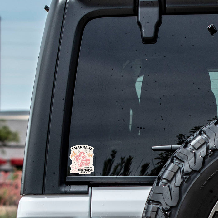 Introvert Mermaid Vinyl Sticker