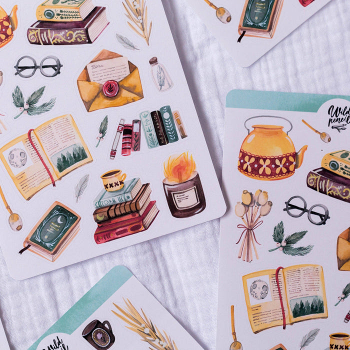 Sticker Sheet — Library
