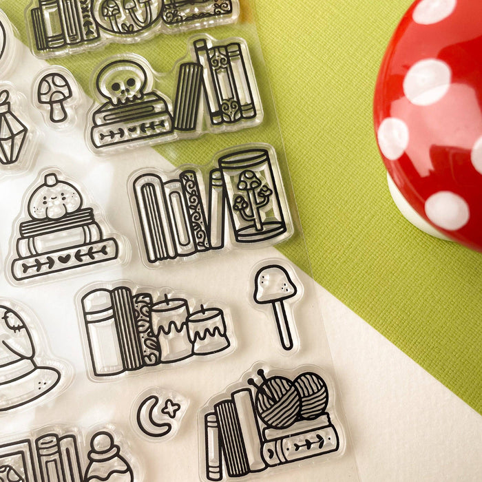 Witches Shelves - Clear Acrylic Stamp Set
